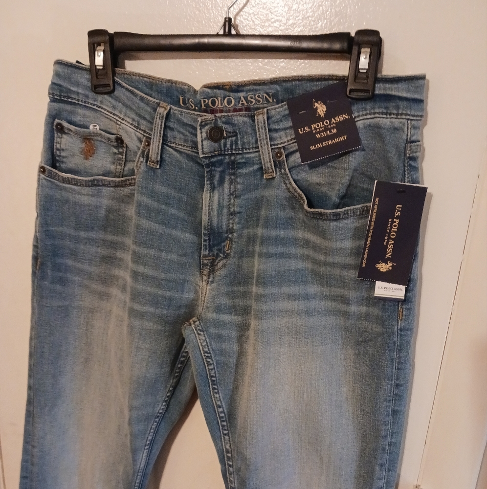 NWT! U.S. POLO ASSOC JEANS Sz 31/30